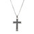Emporio Armani GT Necklace Signature Silver Black Cross