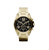 Michael Kors Women's LD Bradshaw Watch Black Dial Gold Bracelet