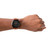 Fossil GT 极简黑色棕色皮革手表