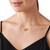 Michael Kors premium LD white gold necklace