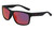 Nike sunglasses 24381 black mirrored red