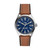 Fossil Men's Watch DEFENDER GT Brown Blue 40mm