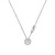 Michael Kors PAVE HALO collana argento