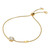 Michael Kors PAVE HALO SLIDER gold bracelet