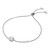 Michael Kors PAVE HALO SLIDER silver bracelet