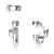 Swarovski Dextera Lady Earrings White Crystal - 6178510