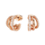 Swarovski Hyperbola Rose Gold Hoop Earrings - 6635605