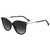 CAROLINA HERRERA Sunglasses 0189 Black Gold Shaded CAROLINA HERRERA Sunglasses 0189 Black Gold Shaded