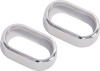 Interior Door Handle Bezels (pair) - Polished Stainless Steel (30006)