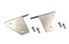 Light Bracket (pair) - Polished Stainless Steel (30461)