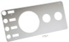 Gauge Cover (without radio opening) - Polished Stainless Steel (30521)