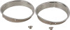 Headlight Bezels (pair) - Polished Stainless Steel (30543)