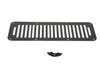 Hood Vent (8 Holes) - Black Powder Coated Stainless (50458)