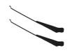 Windshield Wiper Arms (pair) - Black Powder Coated Stainless (50544)