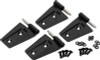 Door Hinge Set (4 pieces) (2 Door) - Black Powder Coated Stainless (50575)