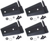 Door Hinge Set (4 pieces) (2 Door) - Black Textured Stainless (80575)