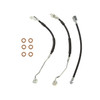 Brake Hose Kit, Non ABS, 90-95 Jeep Wrangler YJ (16733.62)