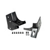 Windshield Hinge Light Brackets, Black; 97-06 TJ