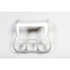 Center Radio Console Brushed Silver; 11-18 Wrangler