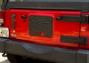 Tire Carrier Delete Plate; 07-18 Jeep Wrangler JK