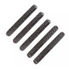 Elite Dr Hndle Inserts, Black Tread, 4Dr; 07-18 JK