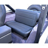 Fold & Tumble Rear Seat, Blk, 76-95 CJ & Wrangler