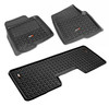 Floor Liner, Front/Rear; Black, 2009-2014 Ford F-150 / Raptor Regular / S-Cab / S-Crew