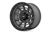 Rough Country 85 Series Wheel | Simulated Beadlock | Gunmetal Gray/Black | 17x9 | 5x4.5 | -12mm (85170913A)