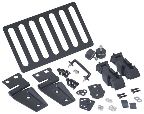 Hood Kit - Black Textured Stainless (80588)