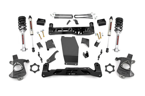 5in GM Suspension Lift Kit w/V2 Monotube Shocks & Struts (14-18 1500 PU 4WD | Aluminum/Stamped Steel) (22471) Fits 2014-2018:4WD:Chevy:Silverado 1500;2014-2018:4WD:GMC:Sierra 1500