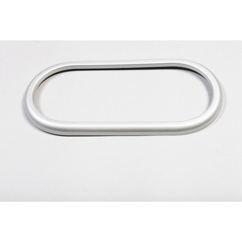 Shifter Bezel Trim Silver Auto; 07-10 Wrangler