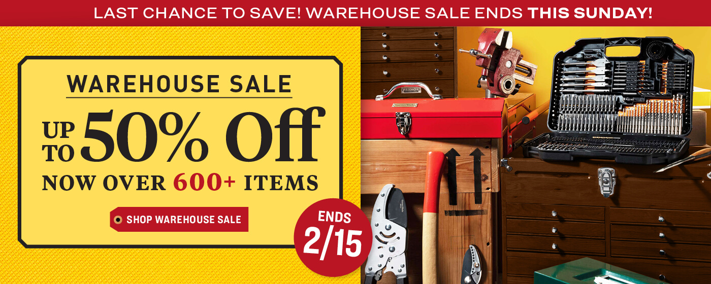 Warehouse Sale