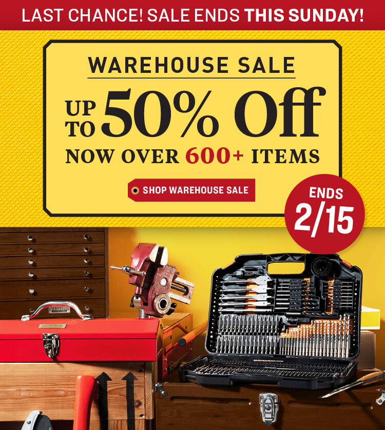 Warehouse Sale