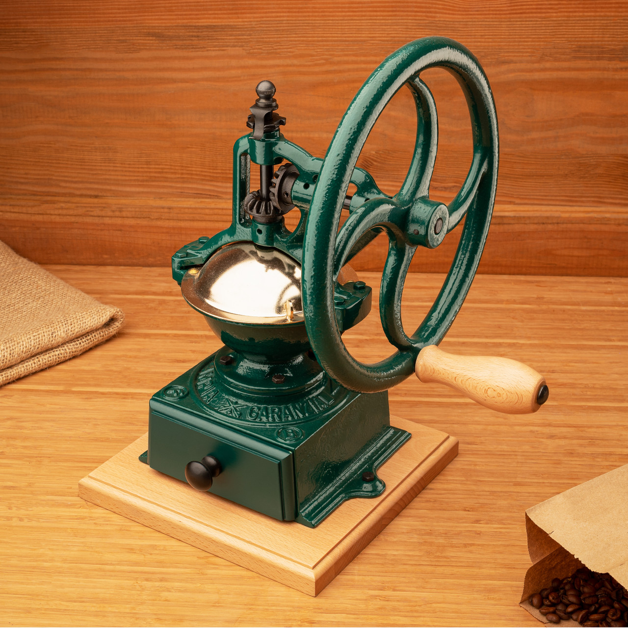Italian Hand Crank "BurrStyle" Coffee Grinder