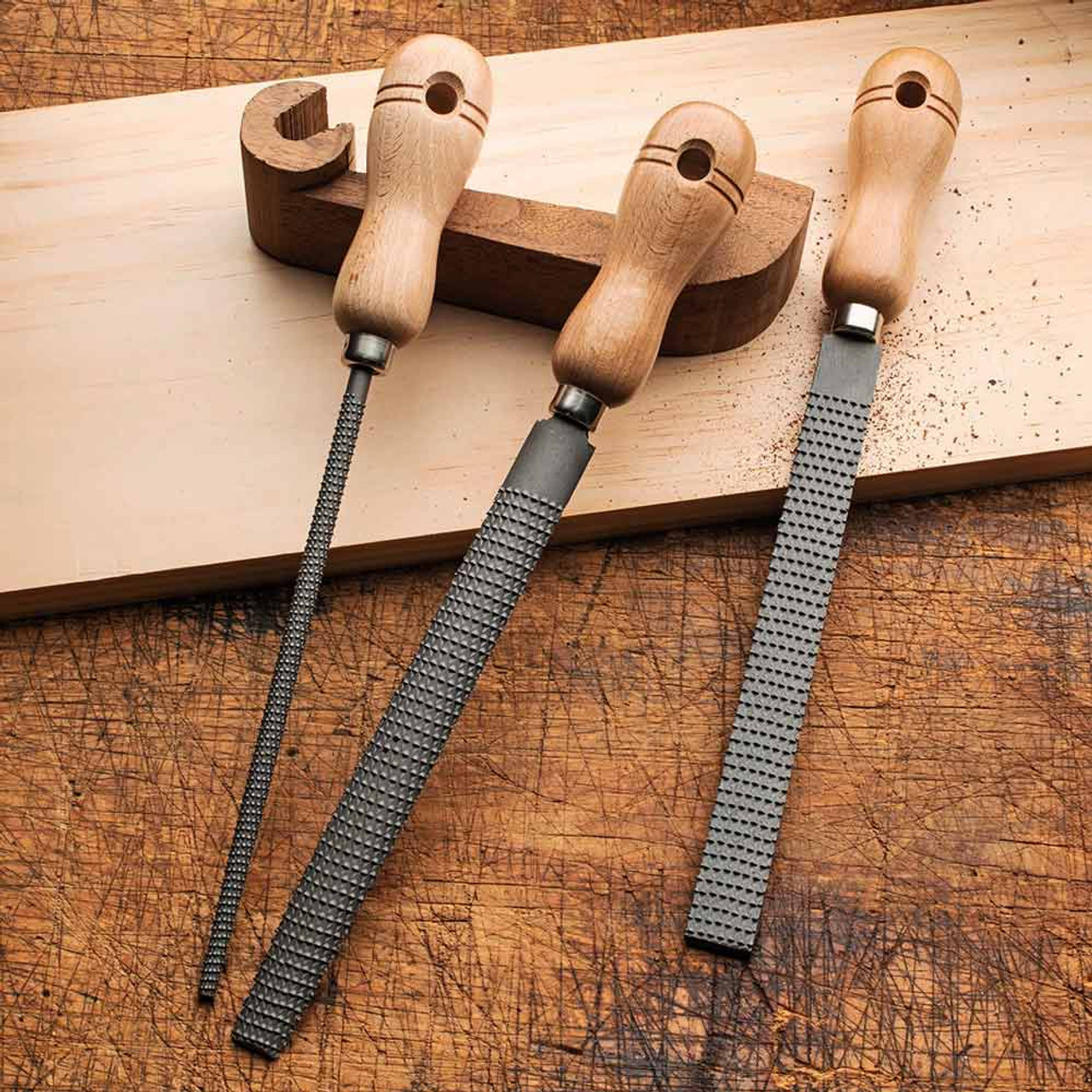 Set of 3 Woodworkers' Rasps