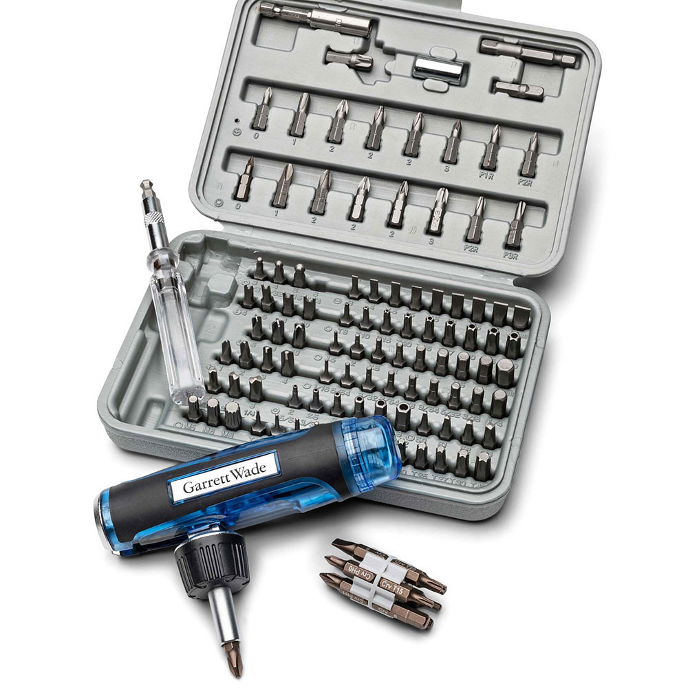 Versatile T-Handle Screwdriver + 102 Hex Bit Set