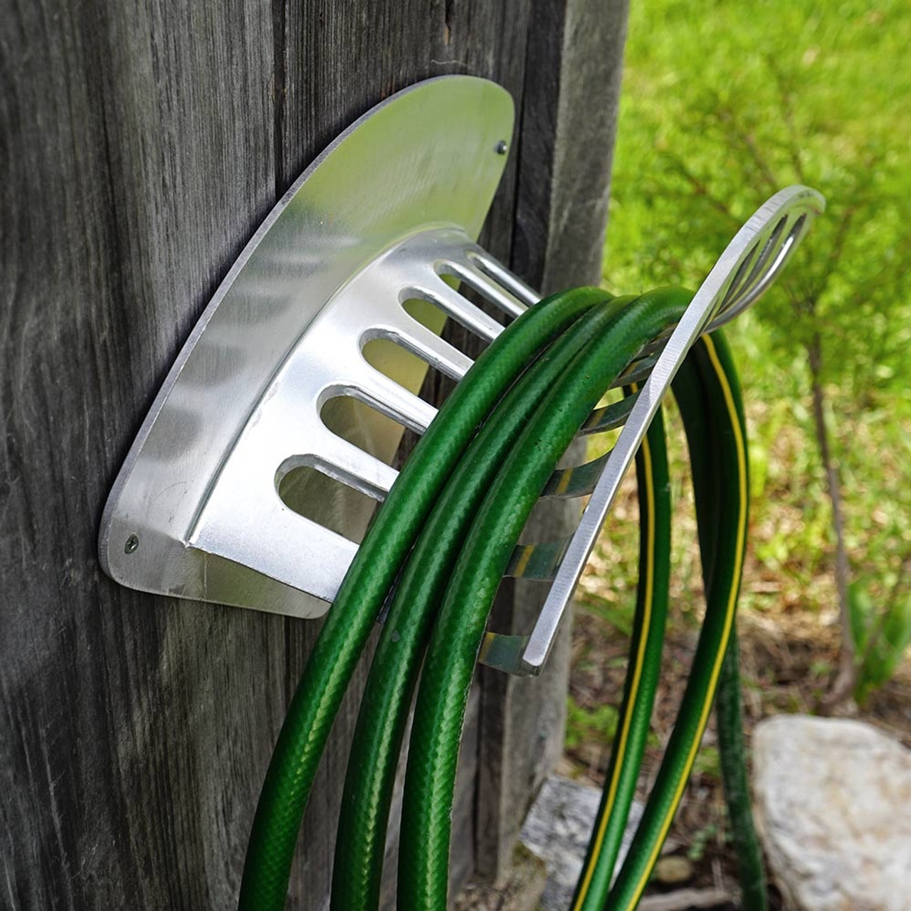 Cast Aluminum Garden Hose Rack