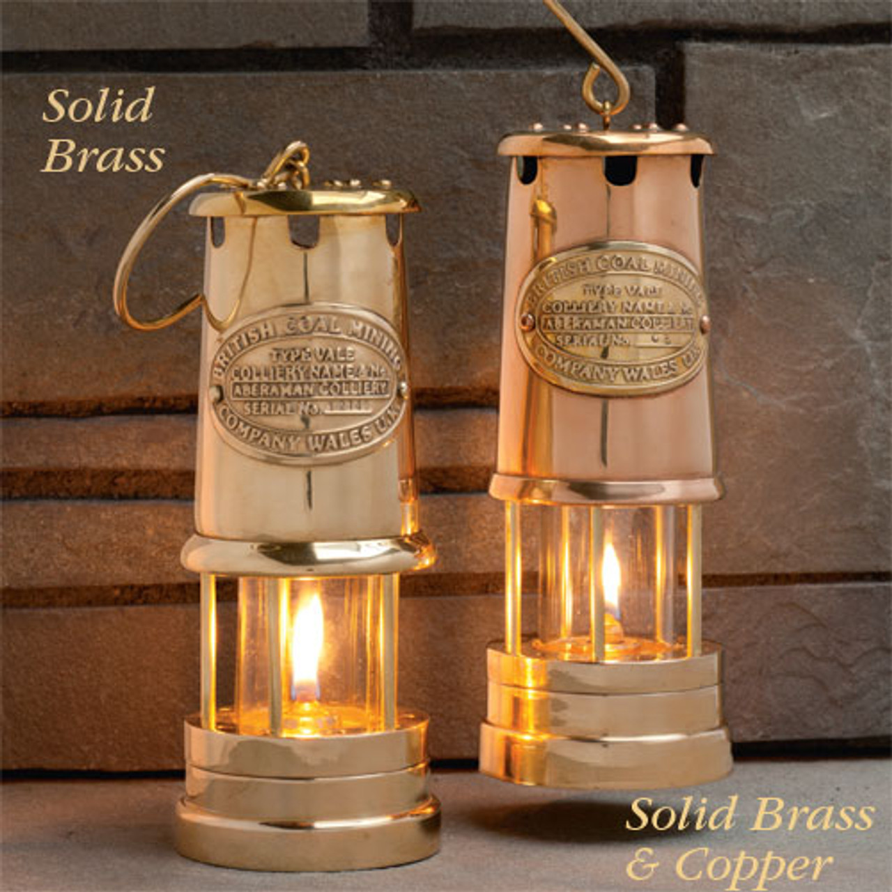 Naval-Style Brass Oil Lamp