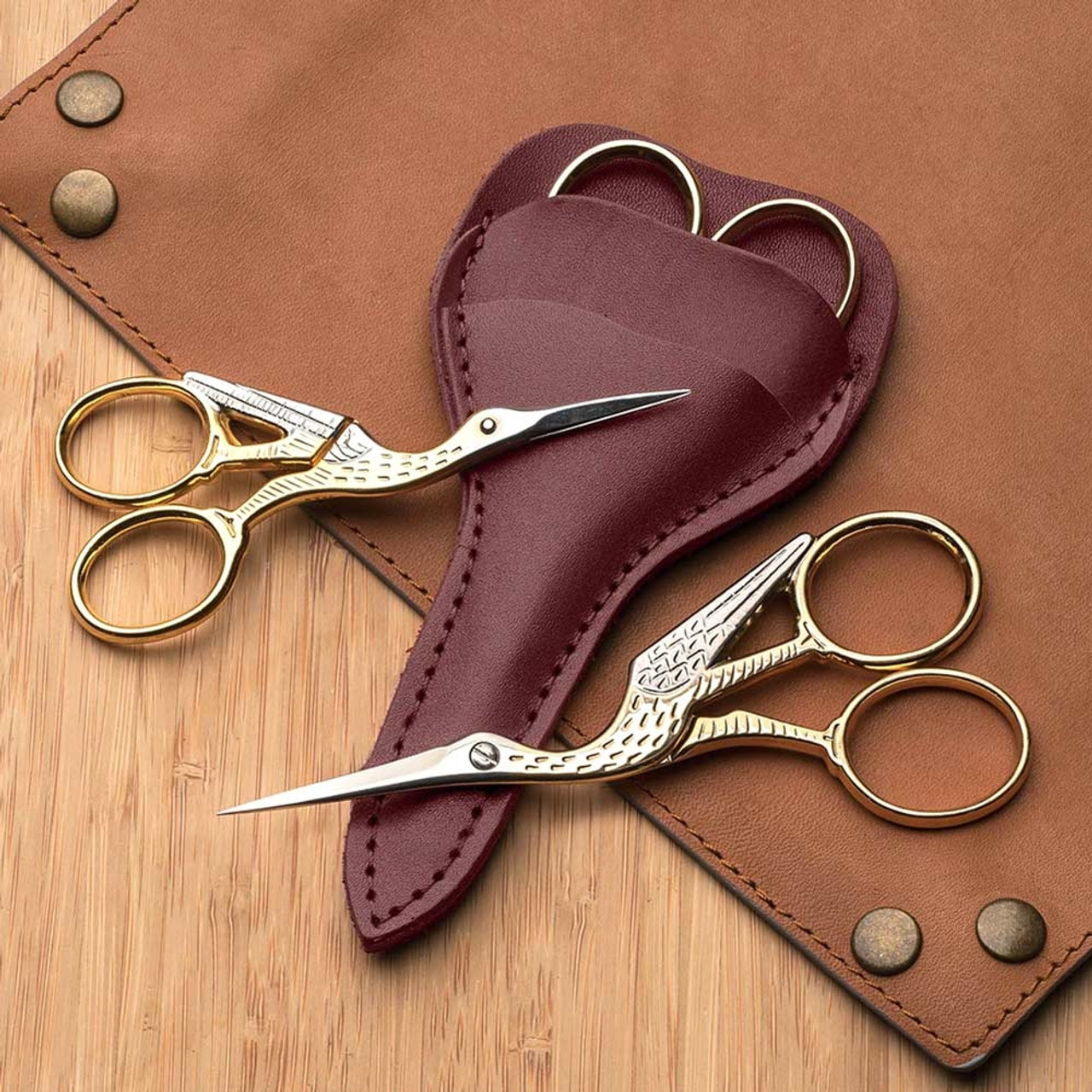 BIHRTC Ibis Crane Stainless Steel Needlework Sewing Scissors Small  Embroidery