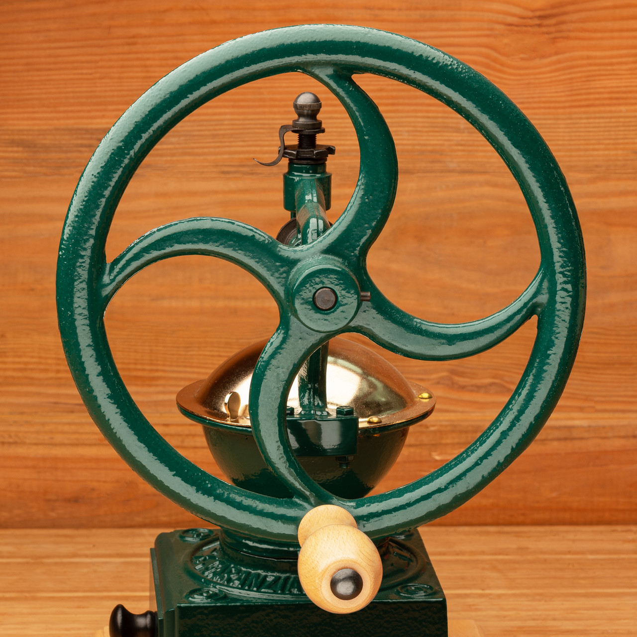 Tre Spade coffee grinder flywheel, Bronze colors