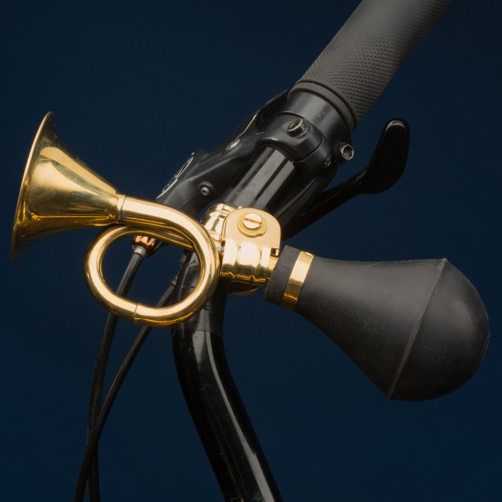Solid Brass Bike Horns Promote Riding Safety with Garrett Wade Gifts