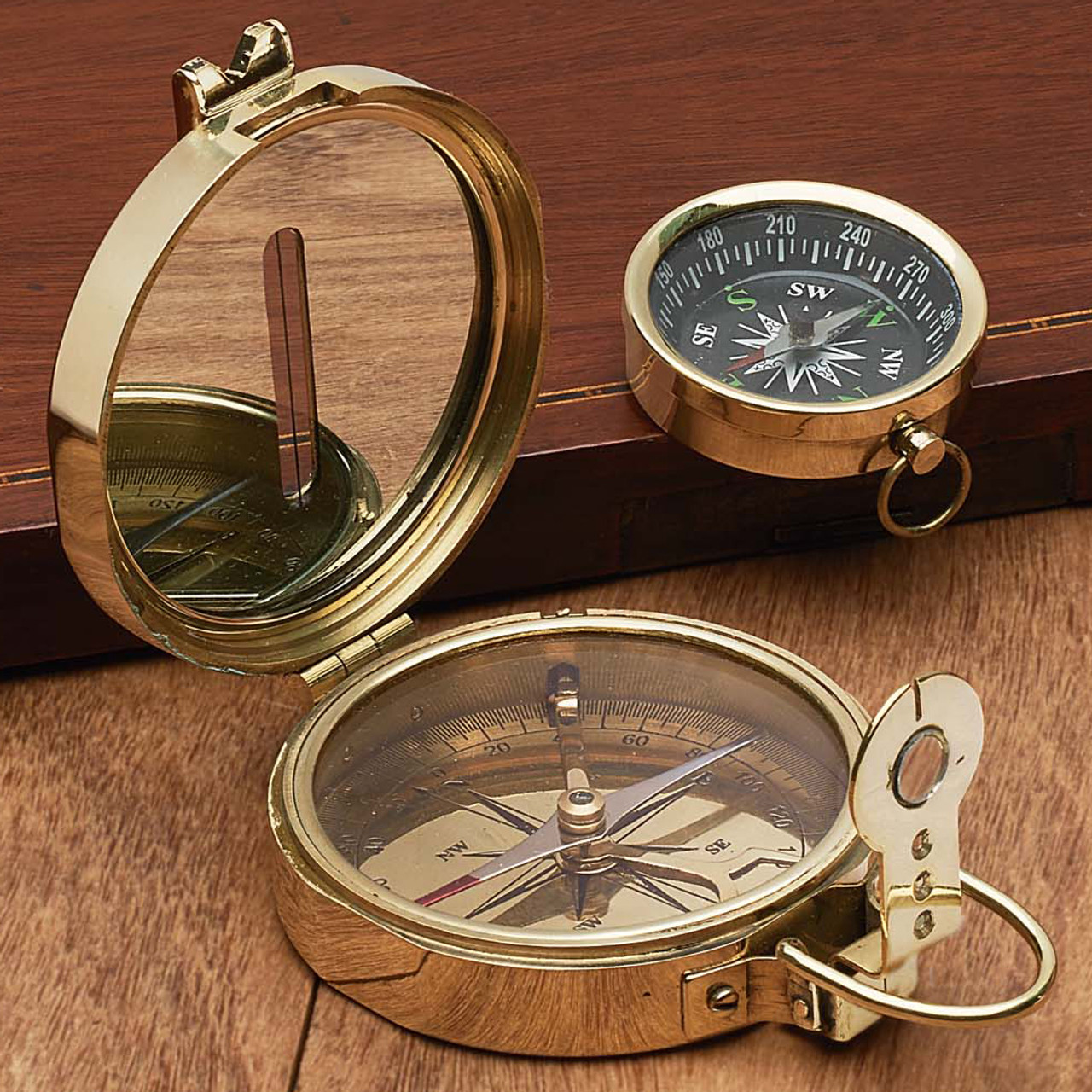Old style brass compass  Magnetic compass, Compass, Compass directions