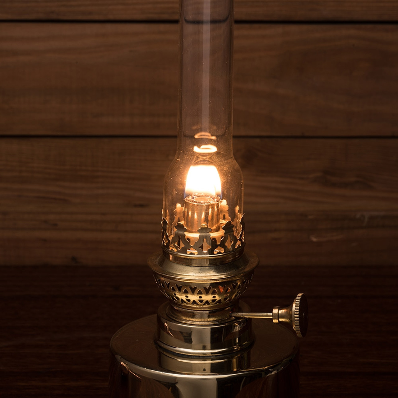 Naval-Style Brass Oil Lamp