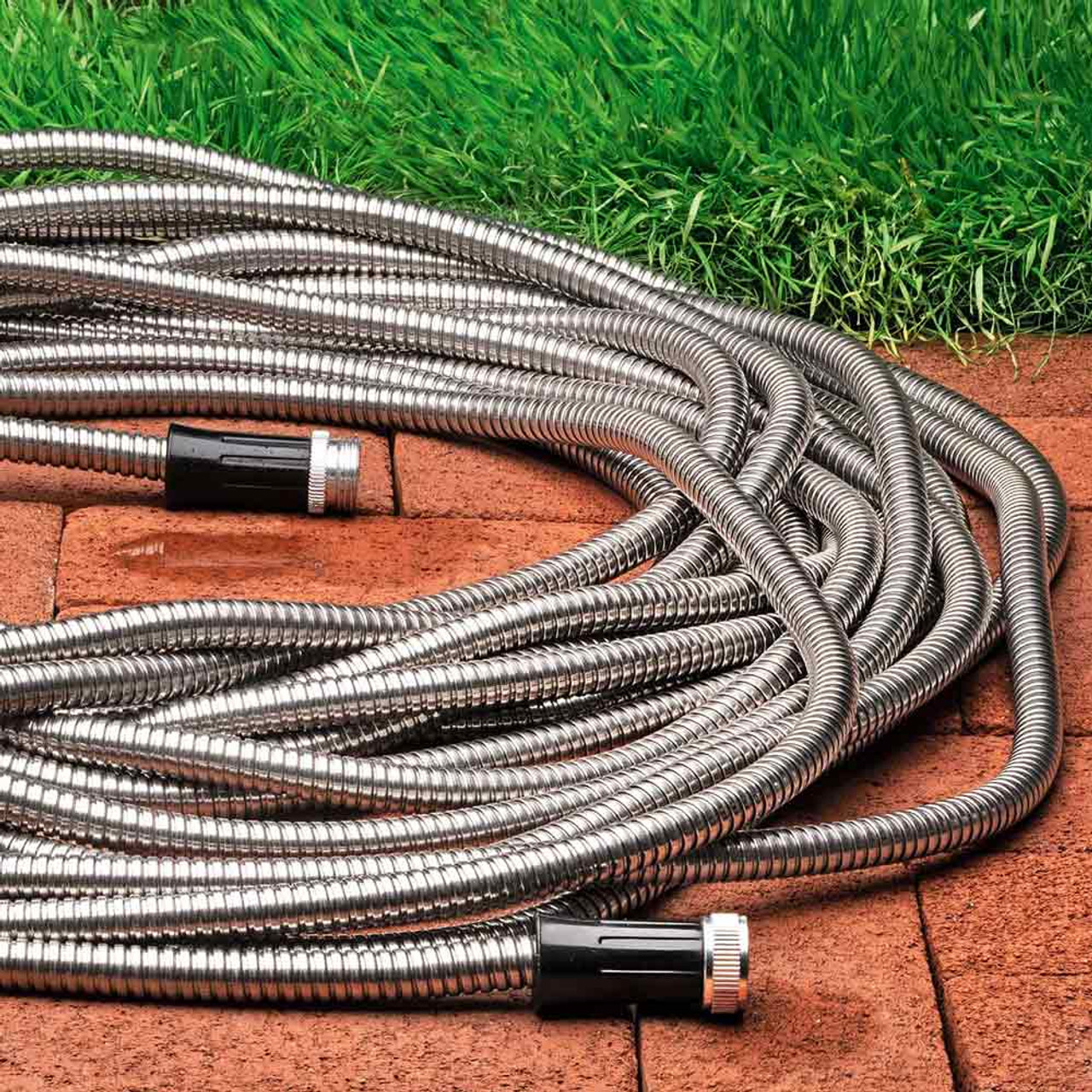 75 and 100 ft. Stainless Steel Garden Hose