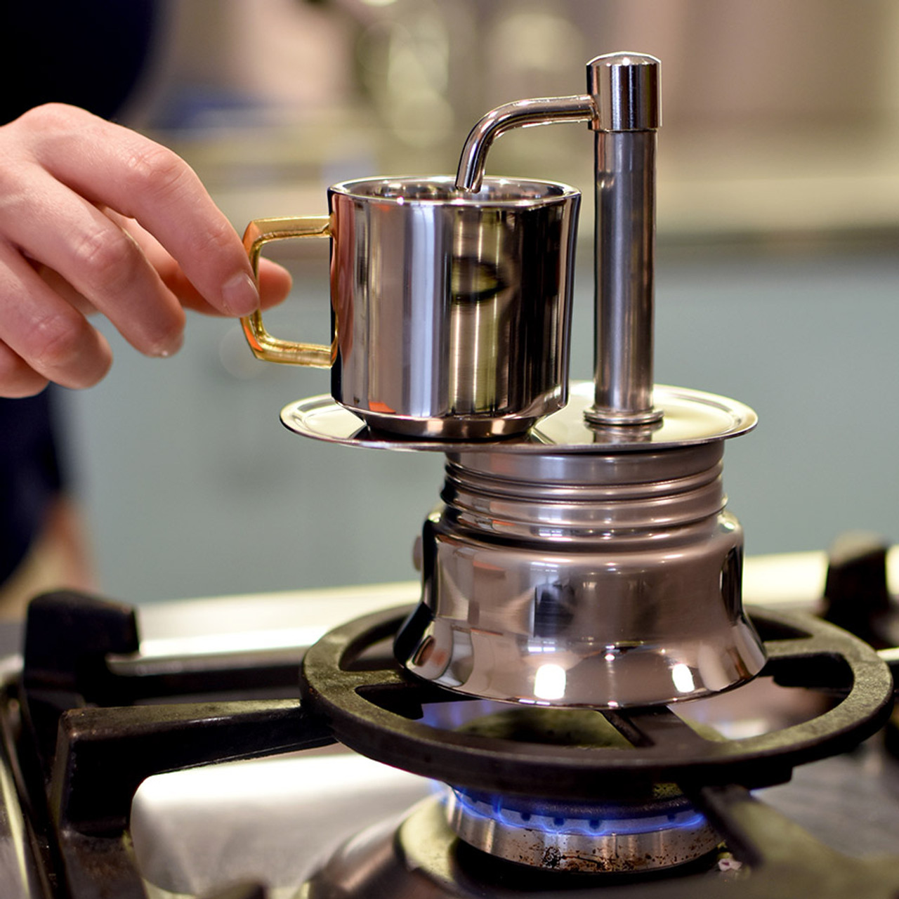 Stainless Stovetop Maker | Brew Coffee Style