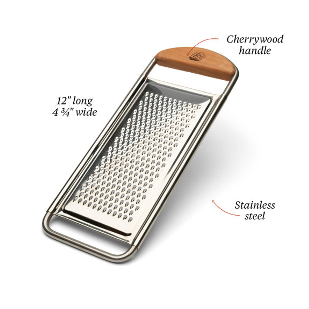 World of Confectioners - Small stainless steel flat grater fine