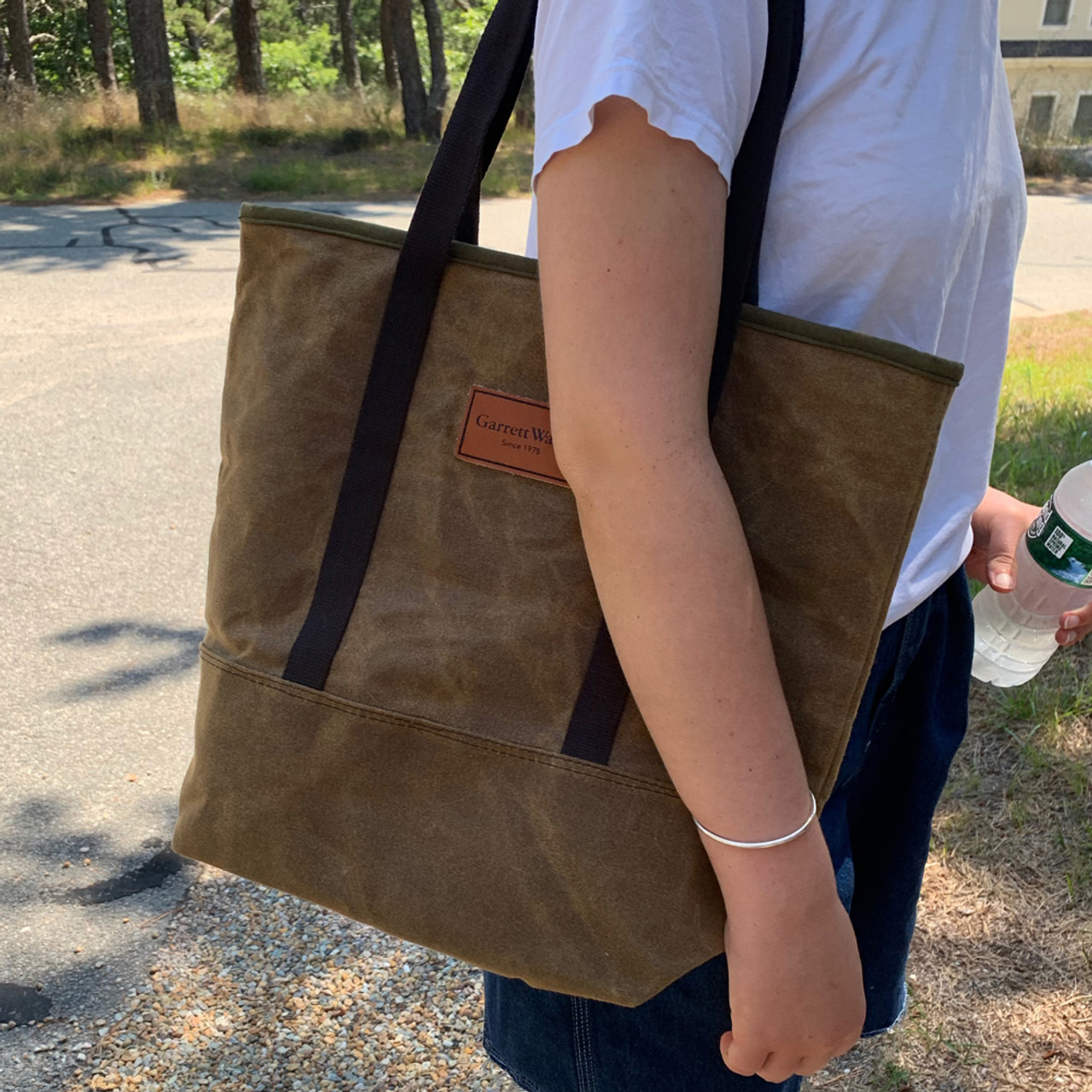 Ll bean waxed sales canvas tote