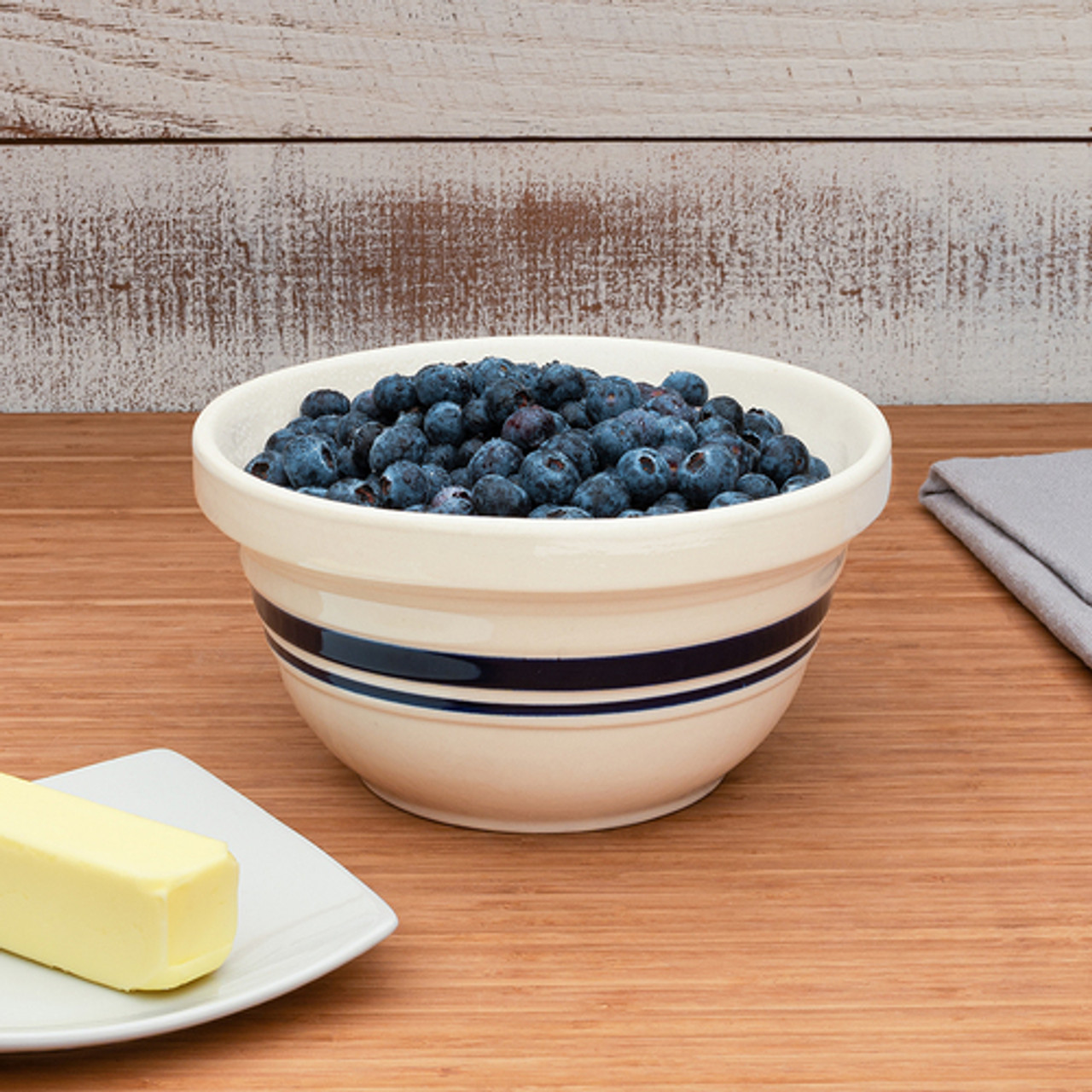 USA Stoneware Large Bread Making Bowl