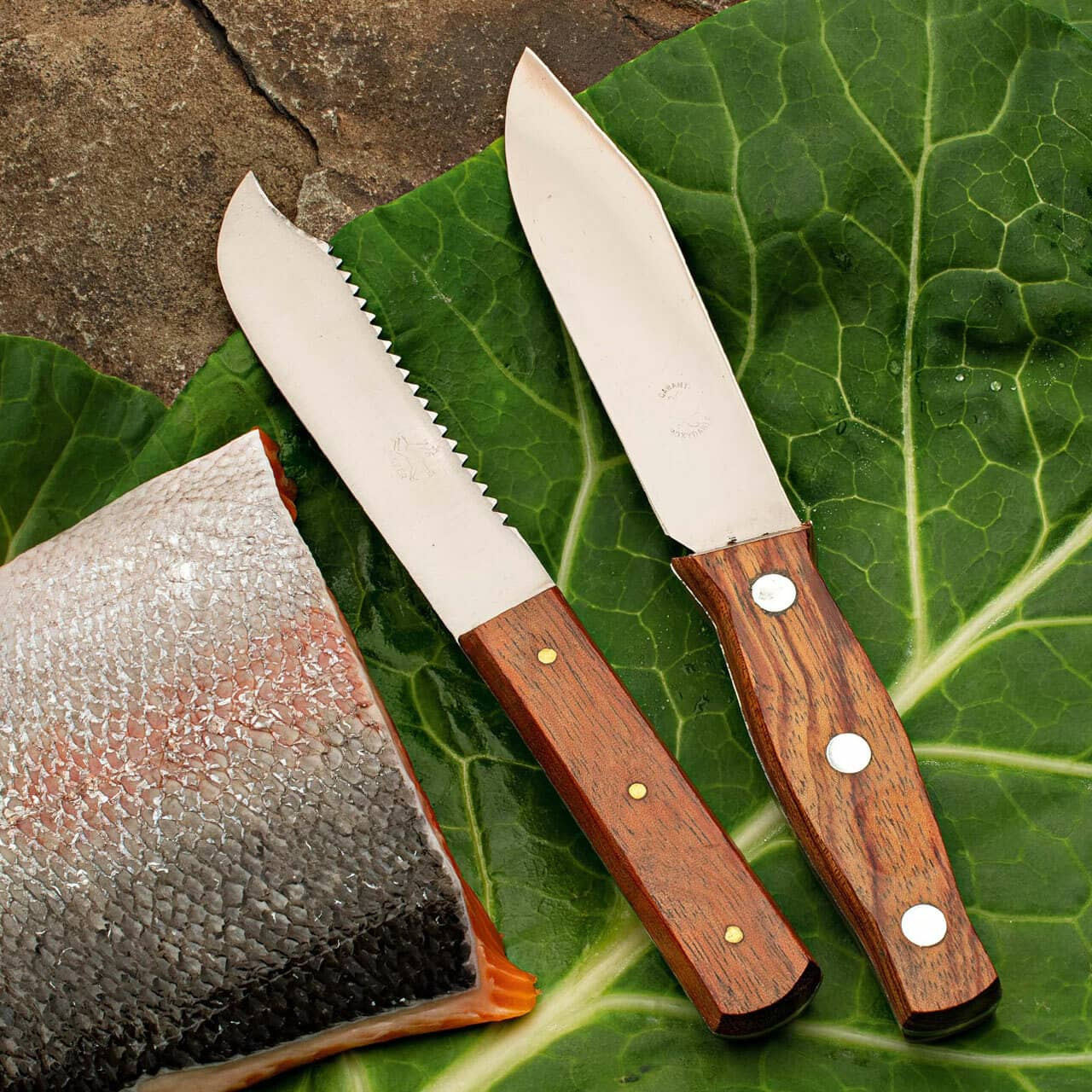 Outdoor Cooking Knives, Vintage Set