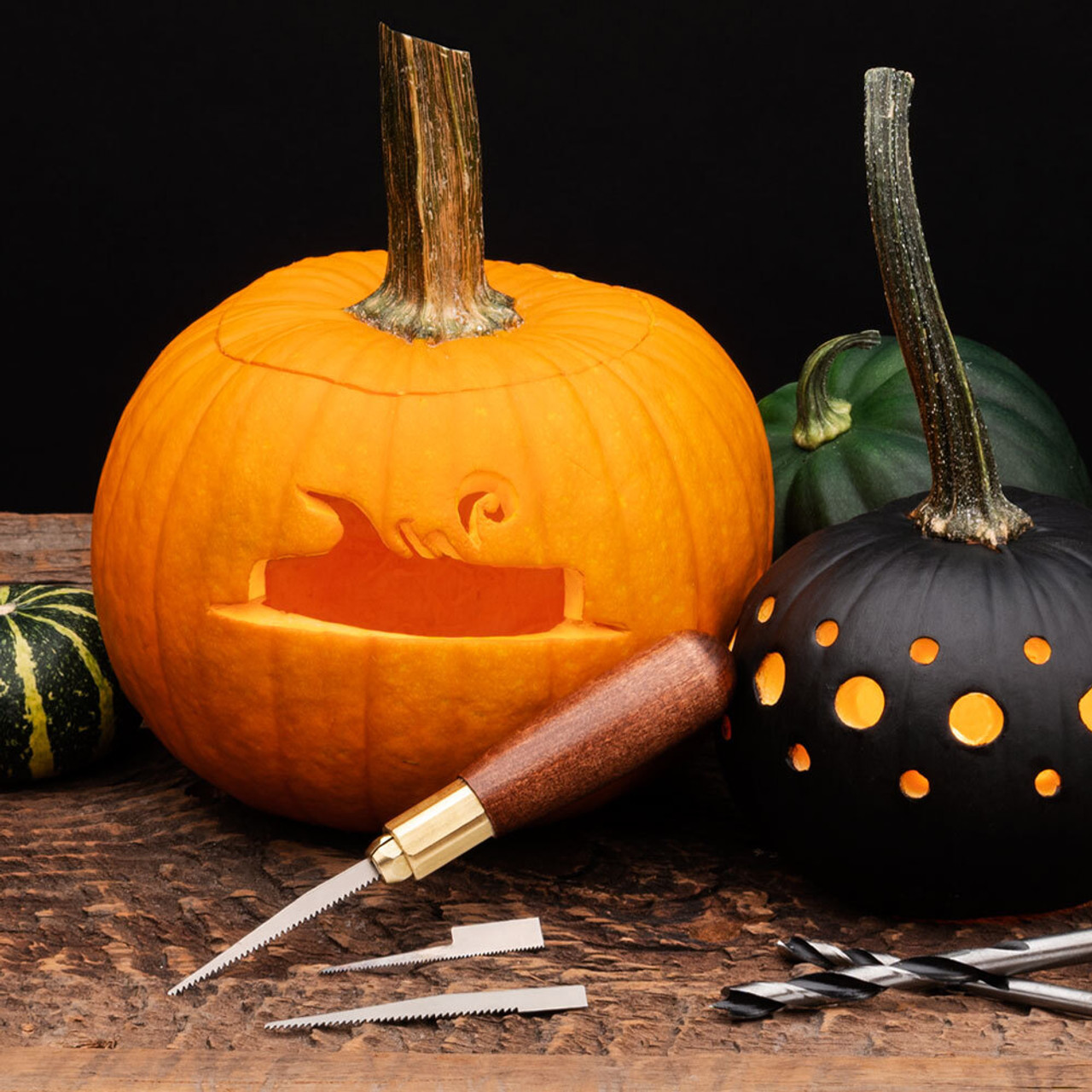 Halloween Pumpkin Carving Kit - Set of 15